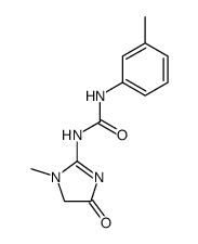 1-(1-methyl-4-oxo-4,5-dihydro-1H-imidazol-2-yl)-3-m-tolyl-urea结构式