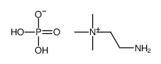 2-aminoethyl(trimethyl)azanium,dihydrogen phosphate Structure