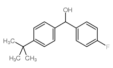 4-TERT-BUTYL-4'-FLUOROBENZHYDROL结构式