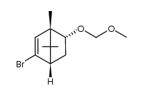 (1S,4S,6R)-3-bromo-6-(methoxymethoxy)-1,7,7-trimethylbicyclo[2.2.1]hept-2-ene Structure