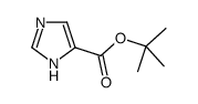 (9ci)-1H-咪唑-4-羧酸-1,1-二甲基乙酯结构式