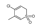 4-chloro-5-methyl-2H-thiopyran 1,1-dioxide结构式