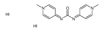 1,3-bis(1-methylpyridin-1-ium-4-yl)urea,diiodide Structure