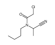N-butyl-2-chloro-N-(1-cyanoethyl)acetamide结构式