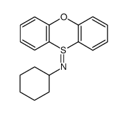 Cyclohexyl-(10λ4-phenoxathiin-10-ylidene)-amine结构式