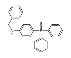 N-benzyl-4-diphenylphosphinothioylaniline结构式