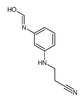 N-[3-(2-cyanoethylamino)phenyl]formamide Structure