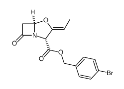 Desoxyclavulansaeure-p-brombenzylester Structure