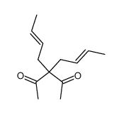 3,3-di(but-2-en-1-yl)pentane-2,4-dione Structure