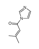 1-imidazol-1-yl-3-methylbut-2-en-1-one Structure