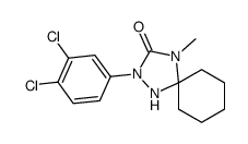 2-(3,4-dichlorophenyl)-4-methyl-1,2,4-triazaspiro[4.5]decan-3-one Structure