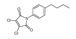 1-(4-butylphenyl)-3,4-dichloropyrrole-2,5-dione Structure