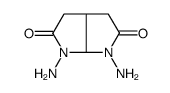 1,6-diamino-3,3a,4,6a-tetrahydropyrrolo[2,3-b]pyrrole-2,5-dione结构式