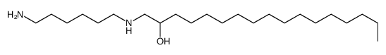 1-(6-aminohexylamino)heptadecan-2-ol结构式