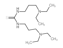 1,3-bis(3-diethylaminopropyl)thiourea structure