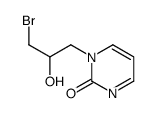 1-(3-bromo-2-hydroxypropyl)pyrimidin-2-one Structure