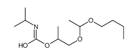 1-(1-butoxyethoxy)propan-2-yl N-propan-2-ylcarbamate结构式