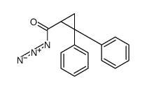 (1S)-2,2-diphenylcyclopropane-1-carbonyl azide结构式