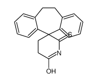 10,11-Dihydro-2'-thioxospiro[5H-dibenzo[a,d]cycloheptene-5,3'-piperidin]-6'-one Structure