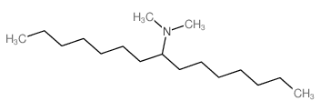 8-Pentadecanamine,N,N-dimethyl- Structure