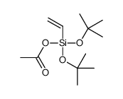 Silanol, bis(1,1-dimethylethoxy)ethenyl-, acetate结构式