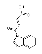 4-indol-1-yl-4-oxobut-2-enoic acid结构式