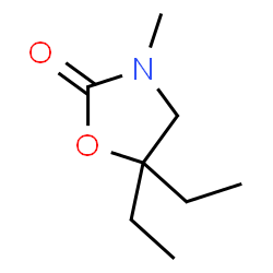 2-Oxazolidinone,5,5-diethyl-3-methyl-(5CI)结构式