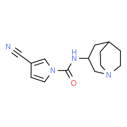 1H-Pyrrole-1-carboxamide,N-1-azabicyclo[3.2.2]non-3-yl-3-cyano-(9CI) Structure