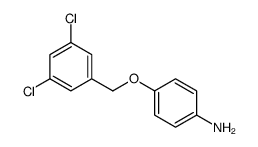 4-[(3,5-dichlorophenyl)methoxy]aniline结构式