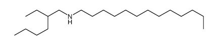 N-(2-ethylhexyl)tridecan-1-amine Structure