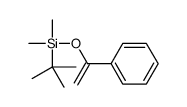 tert-butyl-dimethyl-(1-phenylethenoxy)silane Structure