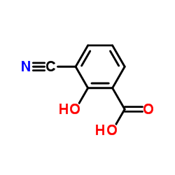 3-Cyano-2-hydroxybenzoic acid structure