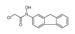 2-Chloro-N-(9H-fluoren-2-yl)-N-hydroxyacetamide Structure