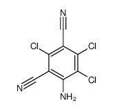 4-amino-2,5,6-trichlorobenzene-1,3-dicarbonitrile结构式