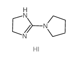 1H-Imidazole,4,5-dihydro-2-(1-pyrrolidinyl)-, hydriodide (1:1)结构式
