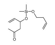 4-[but-3-enoxy(dimethyl)silyl]oxyhex-5-en-2-one结构式