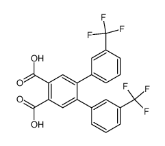 4,5-bis[m-(trifluoromethyl)phenyl]phthalic acid Structure