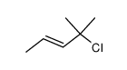 4-chloro-4-methyl-2-pentene结构式