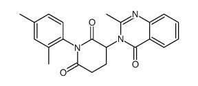 1-(2,4-dimethylphenyl)-3-(2-methyl-4-oxoquinazolin-3-yl)piperidine-2,6-dione Structure