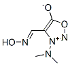 3-(Dimethylamino)-4-[(hydroxyimino)methyl]sydnone结构式