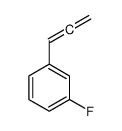 1-fluoro-3-propa-1,2-dienylbenzene结构式