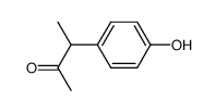 3-[4-Hydroxy-phenyl]-2-oxo-butan Structure