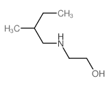 2-(2-methylbutylamino)ethanol structure