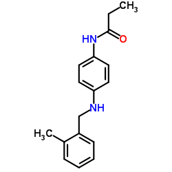 N-{4-[(2-Methylbenzyl)amino]phenyl}propanamide Structure