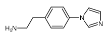 2-[4-(1H-imidazol-1-yl)phenyl]ethanamine Structure