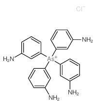tetrakis-(3-amino-phenyl)-arsonium, chloride结构式