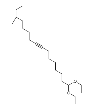 1,1-Diethoxy-14-methyl-8-hexadecyne structure