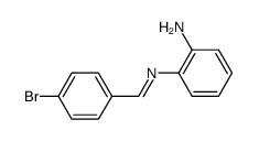 N1-(4-bromobenzylidene)benzene-1,2-diamine结构式