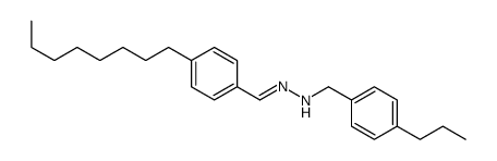 4-Octylbenzaldehyde [(4-propylphenyl)methylene]hydrazone structure
