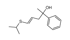 1-(isopropylthio)-4-hydroxy-4-phenylpentene Structure
